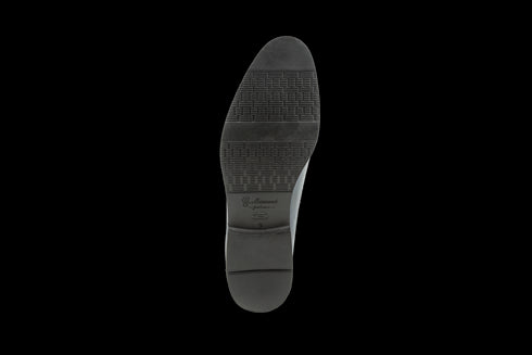 Marineblaue Longwing-Quasten-Loafer aus Leder mit Alligatormuster für Herren