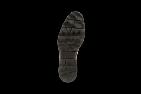 Herren-Oxford-Schuhe aus Wholecut Crust-Leder in Hellbraun