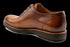 Herren-Oxford-Schuhe aus Wholecut Crust-Leder in Hellbraun