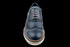 Full Grain Leather Navy Oxford Dress Sneakers for Men