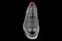 Navy Perforated Cap-Toe Summer Oxford Shoes for Men