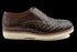 Top Grain Leather Brown Derby Sneaker With Elegant Design