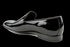 Mocasines de esmoquin para hombre de charol negro
