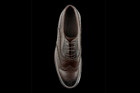 Men's Brown Wingtip Brogue Oxford Shoes