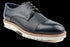 Cap Toe & Lug Sole Navy Derby Sneakers for Men