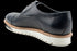 Cap Toe & Lug Sole Navy Derby Sneakers for Men