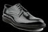 Business Casual Plain Toe Lackleder-Derby-Schuhe für Herren