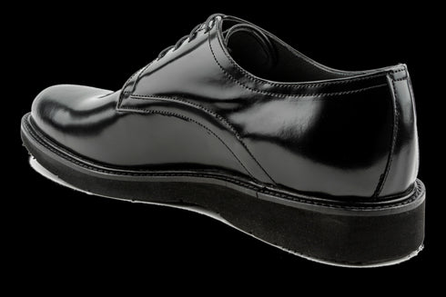 Business Casual Plain Toe Lackleder-Derby-Schuhe für Herren