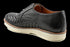 Top Grain Leather Black Derby Sneaker With Elegant Design