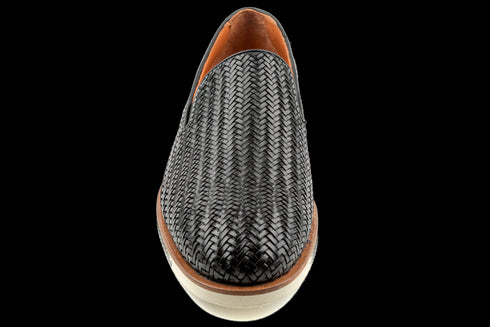 Bequeme Loafer-Sneakers aus Vollnarbenleder