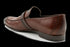 Premium Calfskin Leather Apron-Toe Brown Loafers for Men