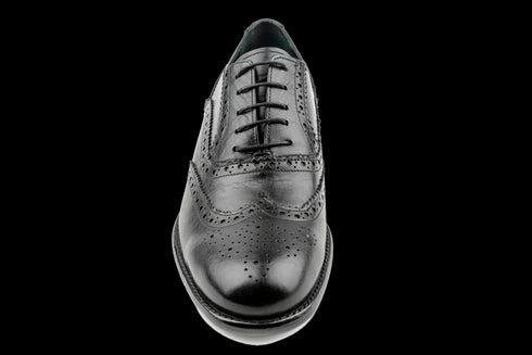 Men's Black Wingtip Brogue Oxford Shoes