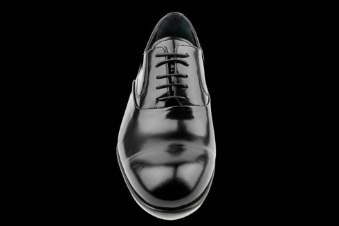 Men's Classic Patent Leather Formal & Dressy Oxford Shoes in Glossy Black
