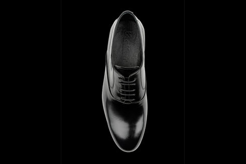 Men's Classic Patent Leather Formal & Dressy Oxford Shoes in Glossy Black