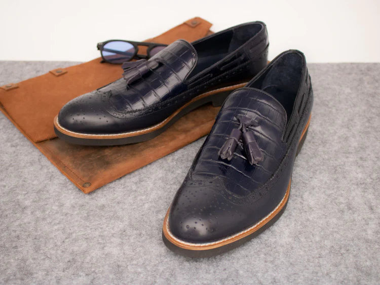 helsa black lace dress No.1051 RUNWAY brogue shoe Black MEN 9.5M(11.5W)